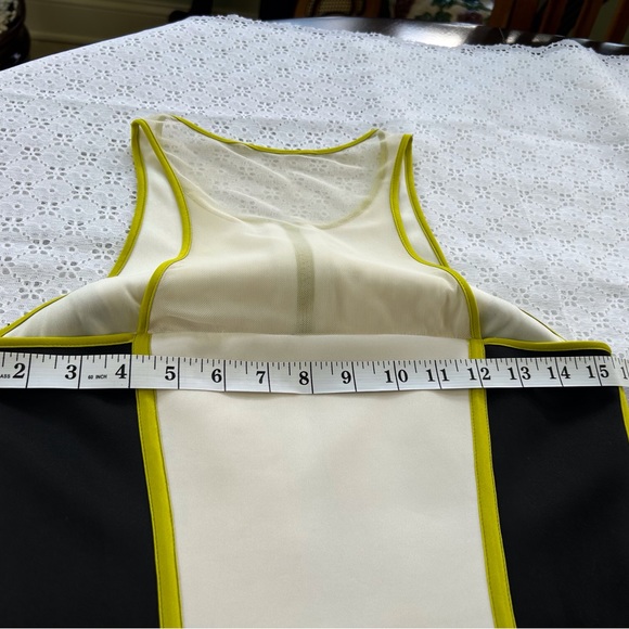 GUESS dress, size 4 in Navy, white and apple green - Picture 3 of 6